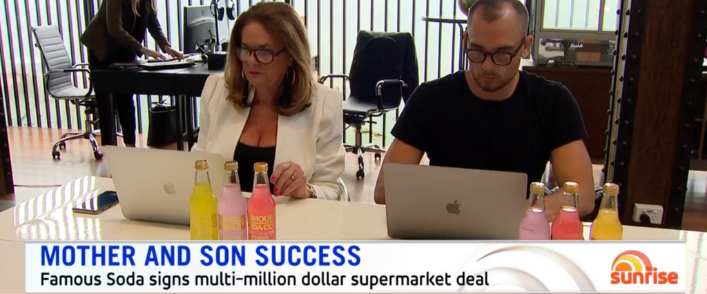 Famous In The Press: Mother and son land $4 million Coles and Woolies deals